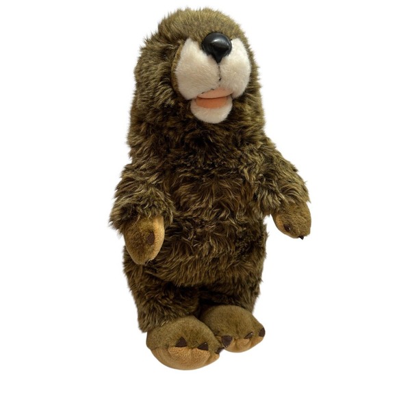 Build A Bear BAB Brown Groundhog Otter Plush Stuffed Animal Kids Toy - Picture 1 of 13